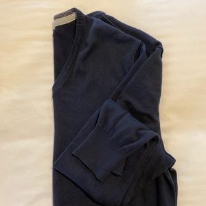 Men’s BR large cotton cashmere v neck sweater